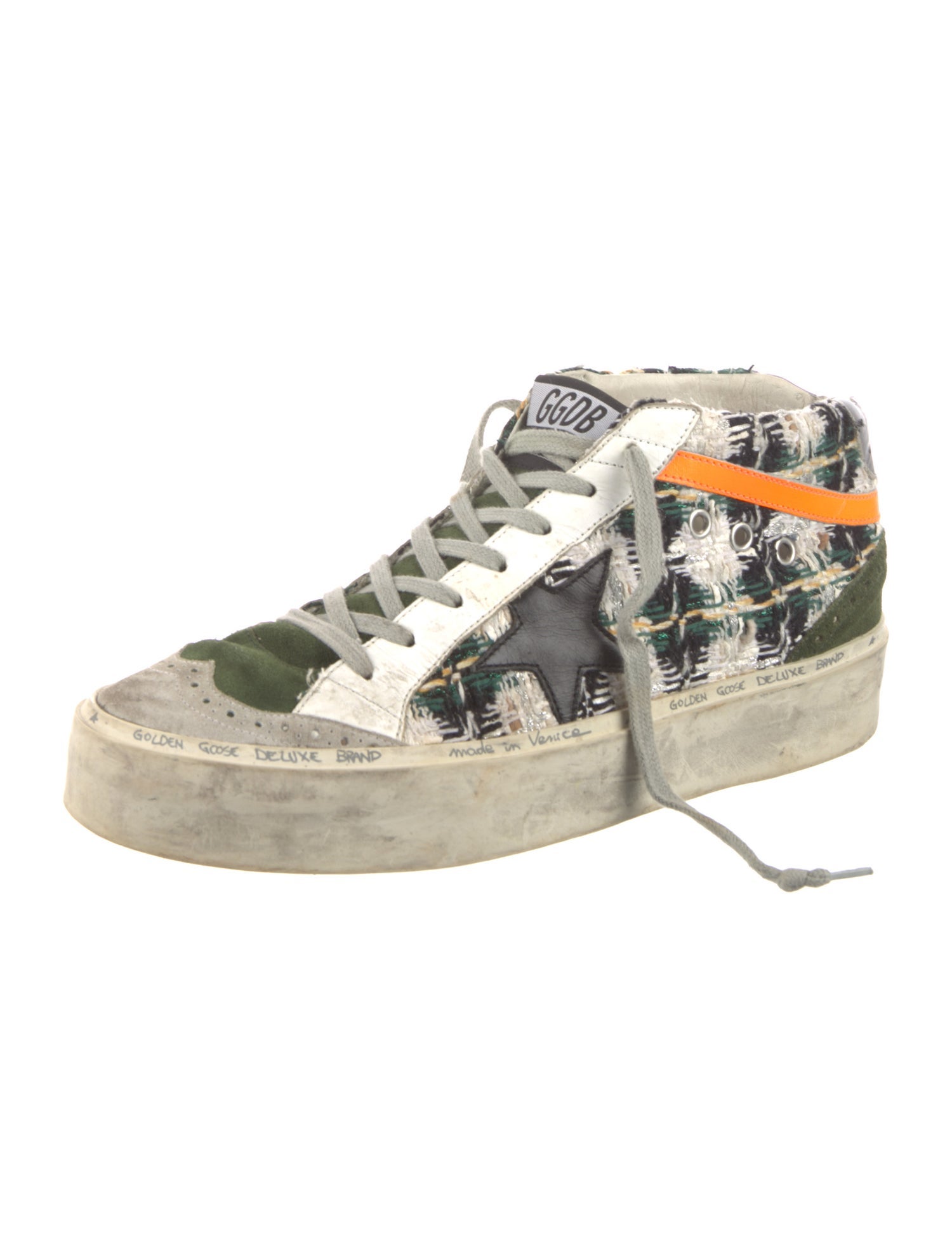 Golden Goose Suede Printed Sneakers